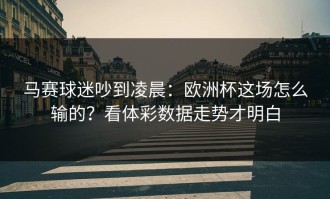 马赛球迷吵到凌晨：欧洲杯这场怎么输的？看体彩数据走势才明白