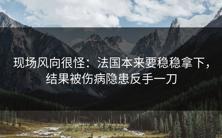 现场风向很怪：法国本来要稳稳拿下，结果被伤病隐患反手一刀